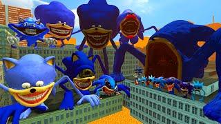 Big City Lava Destroy Innyume Smiley's Shin Sonic Tapes Family in Garry's Mod