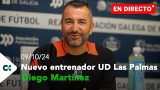 Presentación nuevo entrenador UD Las Palmas, Diego Martínez