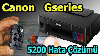 Canon 5200 hata çözümü | Geç Doluma Çözüm |Manuel kartuş doldurma | Bölüm. 527. 4K