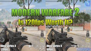 Is 120fps WORTH IT for Modern Warfare 2 Multiplayer on Xbox Series X? 120fps Vs 60fps