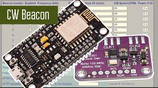 Маяк с управлением через интернет. Web-интерфейс, Si5351, ESP8266 и Arduino