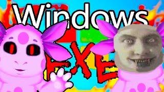 ЛУНТИК X ПОПАЛ В WINDOWS.EXE !