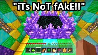 The FUNNIEST FAKE Minecraft Speedruns EVER...