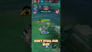 DON'T STEAL OUR BUFF #ruby #rubymontage #mobilelegends #rubymobilelegends