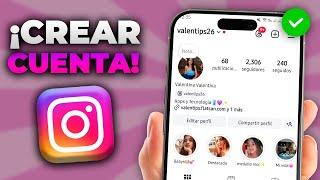  Cómo CREAR una CUENTA de INSTAGRAM (2024) Crear Nuevo Perfil de Instagram