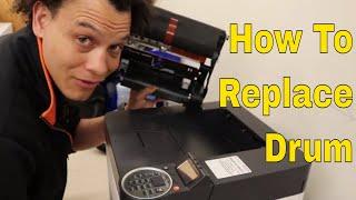 #Kyocera #printers How to replace drum and developing unit on Kyocera FS-4300