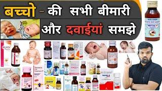 बच्चों की दवाइयां | Medicine | Treatment | Antibiotic | Syrup | Pharmacy | Doctor | Bhms | Bams