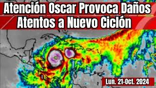 Atención Oscar provoca daños,  pendientes a un nuevo ciclón #huracan #tormenta #lluvia