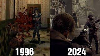 Evolution of Resident Evil videogames [1996-2024]