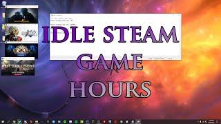 How to idle steam hours quick and easy. NO BS.