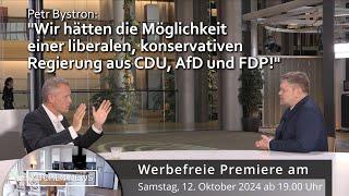 Gespräch mit dem MEP Petr Bystron im EU Parlament von Straßburg