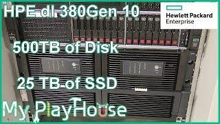 500TB Disk & 25TB SSD in HPE DL380 Gen10 with D6020 - 662