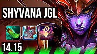 SHYVANA vs LILLIA (JGL) | Rank 5 Shyvana, 12/2/6, Legendary | EUNE Challenger | 14.15