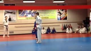 Isabelle Black Belt Test video 1