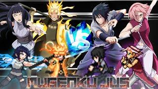 Naruto (all forms) & Hinata The Last VS Sasuke Rinnegan & Sakura BNG ANIME MUGEN JUS