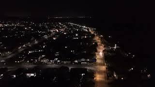 Drone flying at night south coast UK