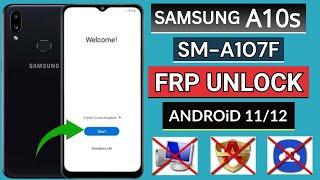 Samsung A10s (SM-A107F) Frp Bypass Android 11/12 Without PC | Google Account Bypass Samsung A10s