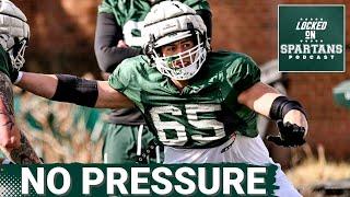 MSU football offensive line MUST deliver in 2025; Is Jonathan Smith a top 50 college football coach?
