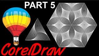 Corel Draw Tips & Tricks Rotate and Contour to make this Part 5