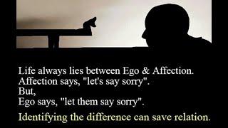 Let Go Of Your Ego And Be Happy