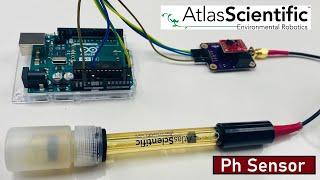 Atlas Scientific Ph Sensor & Arduino Interfacing in UART/I2C Mode + Calibration + Testing