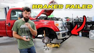 6.7 Powerstroke Brakes Exploded - Still Better Than Duramax