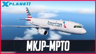 X-Plane 11 | JARDesign A320 CFM To Panama | A320 | Kingston to Panama