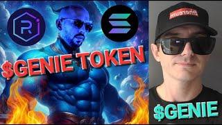 $GENIE - GENIE TOKEN SOLANA CRYPTO COIN HOW TO BUY ANDREW TATE MEMECOIN SOL RAYDIUM JUPITER POLONIEX