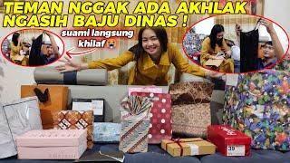 UNBOXING KADO DARI TEMAN TEMAN BERSAMA SUAMI 