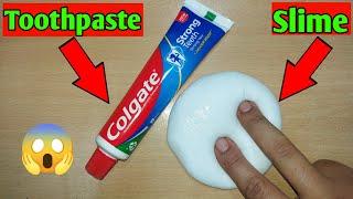 Colgate Toothpaste Slime ASMR l How to make slime with Colgate Toothpaste l Slime With Toothpaste