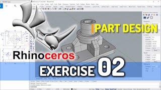 Rhino Exercise 02 3D Modeling Tutorial