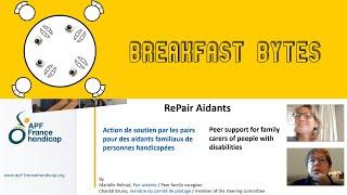 Building peer support to family carers of persons with disabilities | Breakfast Byte 7