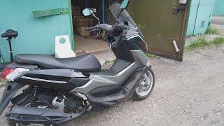 Обзор скутера QUANTUM-50 (Реплика Yamaha Nmax) Пробег: 350 км