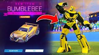 NEW BUMBLEBEE CAR GAMEPLAY On Rocket League!