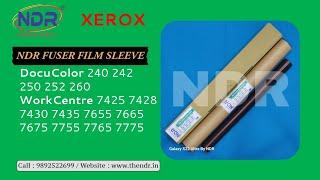 Xerox DC240 242 250 252 260 7424 7428 7430 7435 7655 7655 7665 7675 7755 7765 7775 Fuser Film Sleeve