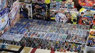 800 BEYBLADES!!! Huge Beyblade Collection! 1234beyblades Collection March 15th 2016!