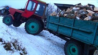 Как ВЛАДИМИРЕЦ Т-25А ехал на ГОРУ с гружёным прицепом.