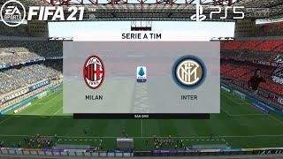 FIFA 21 PS5 | Milan Vs Inter | Ft. Giroud, Hakan Calhanoglu | Serie A 2021/22