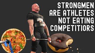 Strongmen are Athletes not Eating Competitors - Serious Strength Academy - Dean Maden