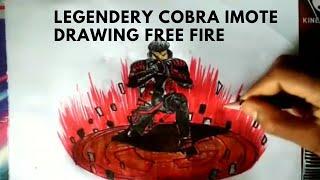 free fire cobra power imote drawing. ff drawing imote cobra Thakudu Arts.