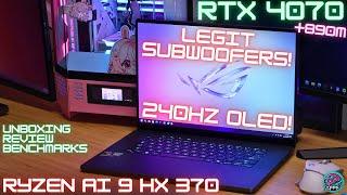 ASUS Zephyrus G16: This OLED Laptop Will ROCK You Like a Hurricane! RTX 4070 + Ryzen AI 9 HX 370