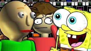 SPONGEBOB IS IN BALDI'S BASICS Plus 60 More Characters