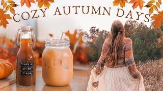 Cozy Autumn Days ️ Comforting Fall Recipes, Autumn Movie Night & Crochet  A Cozy Autumn Vlog