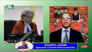 Solicitor Shafiul Azam, Azam & Co. Solicitors - Host, Criminal Justice TV Show 01122024 S3