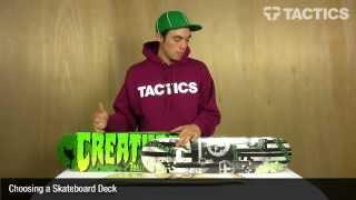 How to choose a skateboard deck - Tactics.com