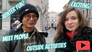 Things to do outside in Winter in Lviv, Ukraine (feat. Peter Wu)