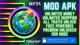 WorldBox Mod Apk Latest Unlimited Money/Shopping | Sandbox Simulator