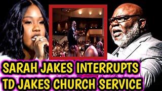 Sarah Jakes Stops TD Jakes' Church Service And Threatens To Reveal His Sëcrets