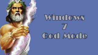 Computer Basics -God Mode in Windows 7 Tutorial