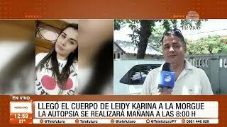 Llegó el cuerpo de Leidy Karina a la morgue